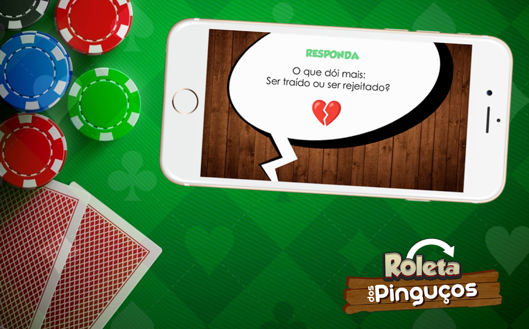 App Roleta dos Pinguços Premium em ação
